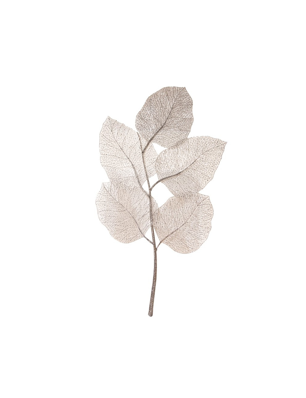 METALLIC SILVER LEAF DECOR