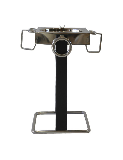ASH TRAY INOX & LEATHER