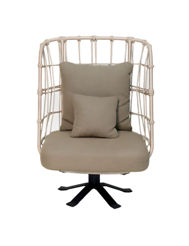 Miami Lounge Chair –  Rope & Stainless Steel | Sezon Dekor