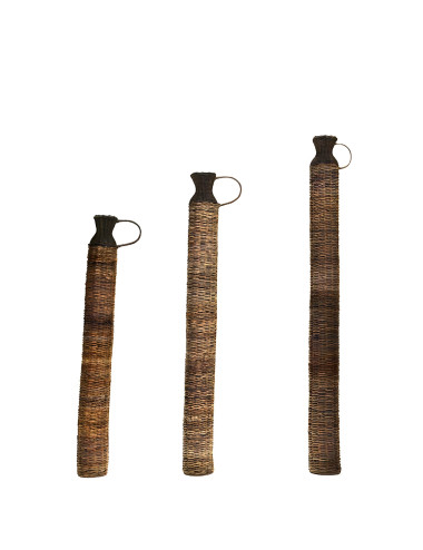 Zaya Vase - Rattan & Banana Leaf | Sezon Dekor