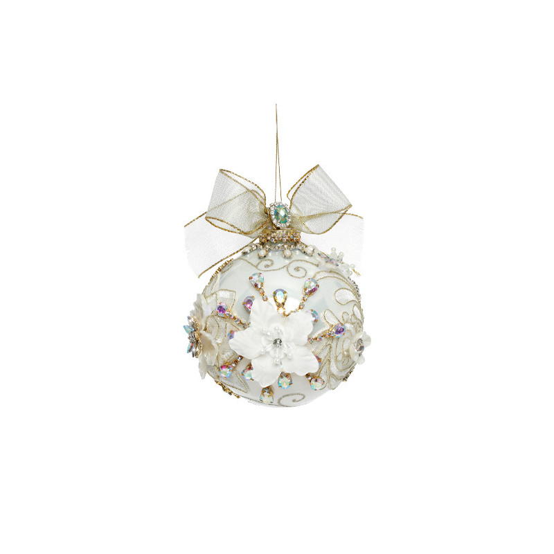 Ball decorated with flowers
