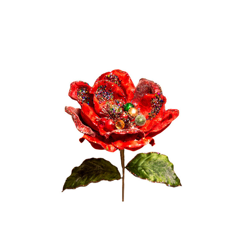 Magnolia flower red L