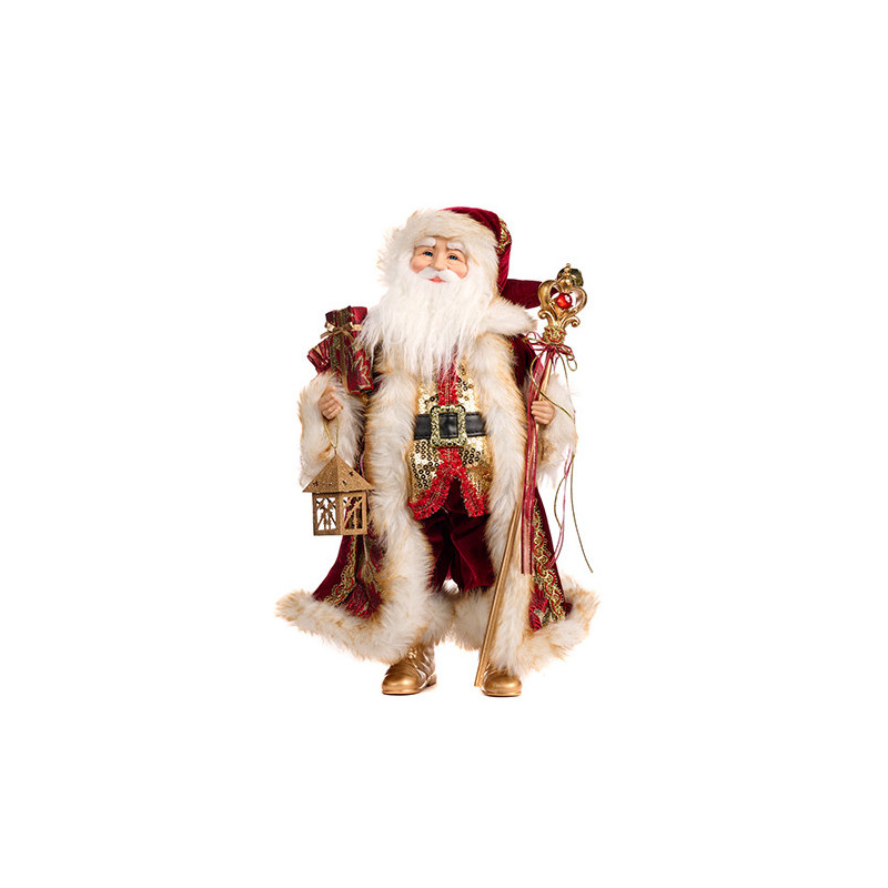 Santa with red cape