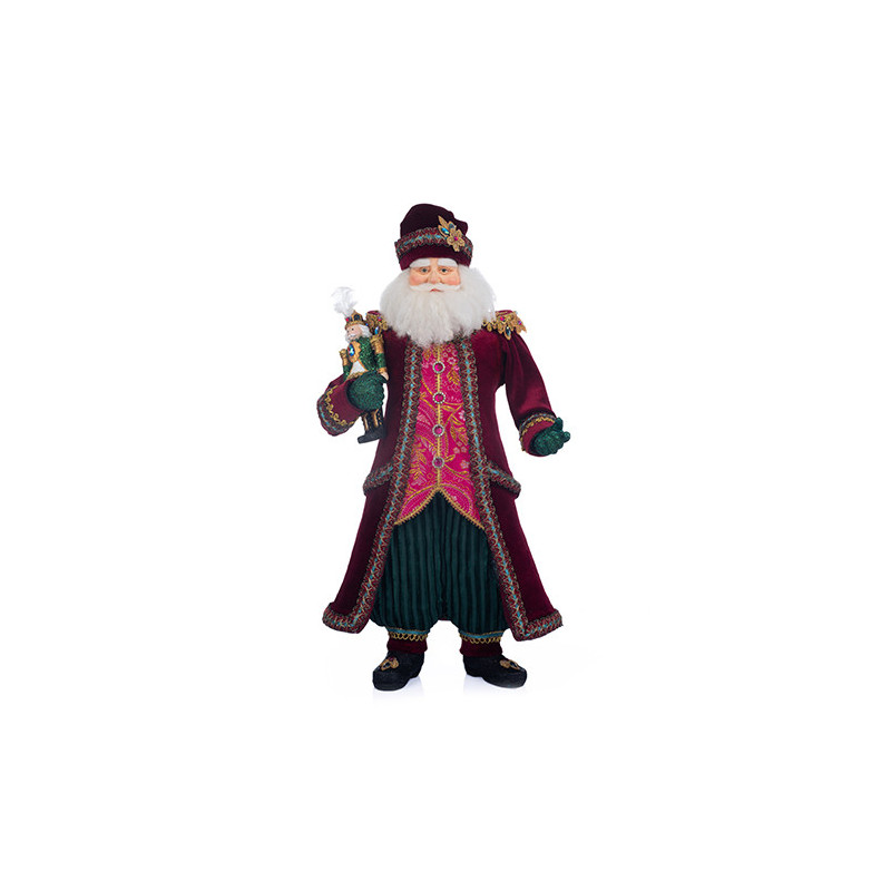 Santa with red cape