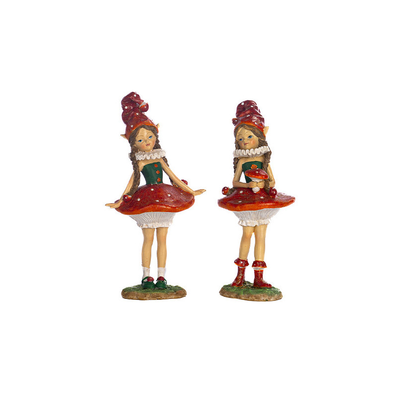 Girl with mushroom clothes