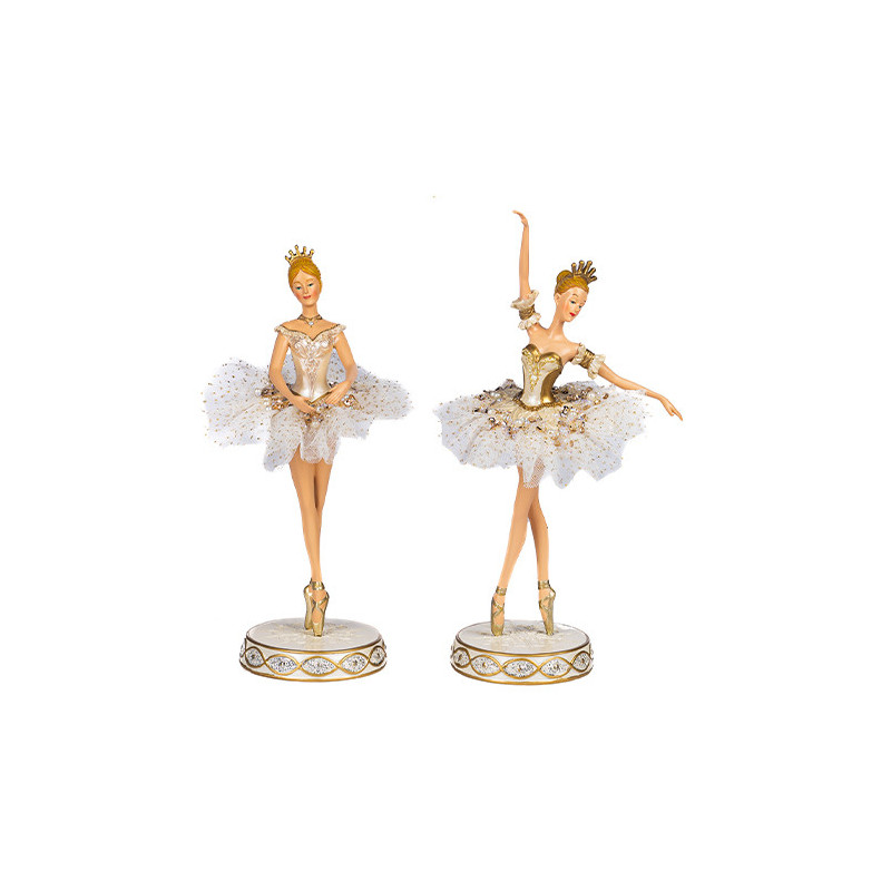 Ballerina with gold dress