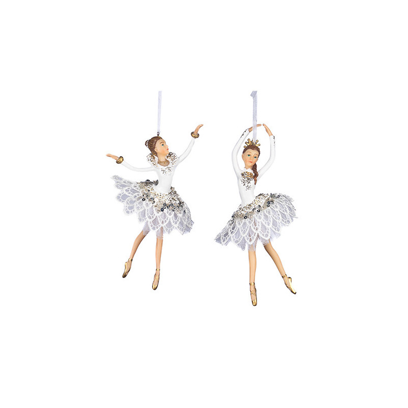 Ballerina with white dress