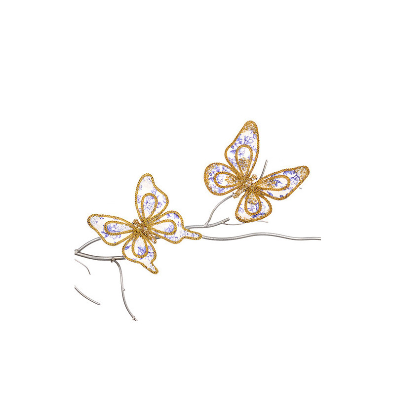 Blue/Gold butterfly
