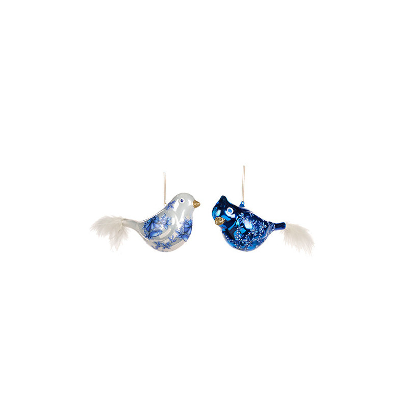 Blue bird ornament