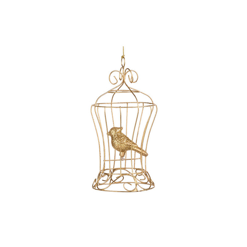 Bird in a gold cage