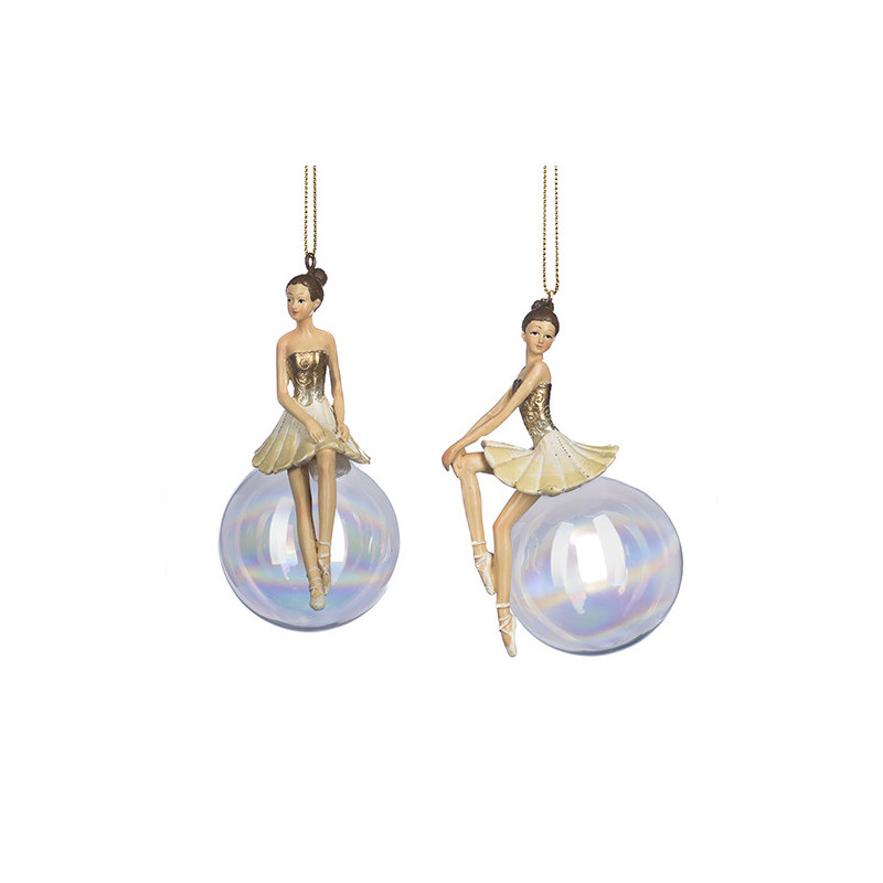 Ballerina on the ball