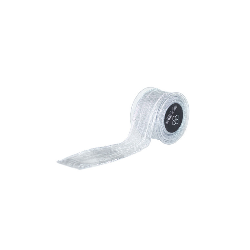 Grey ribbon with wrinkles 7*9M
