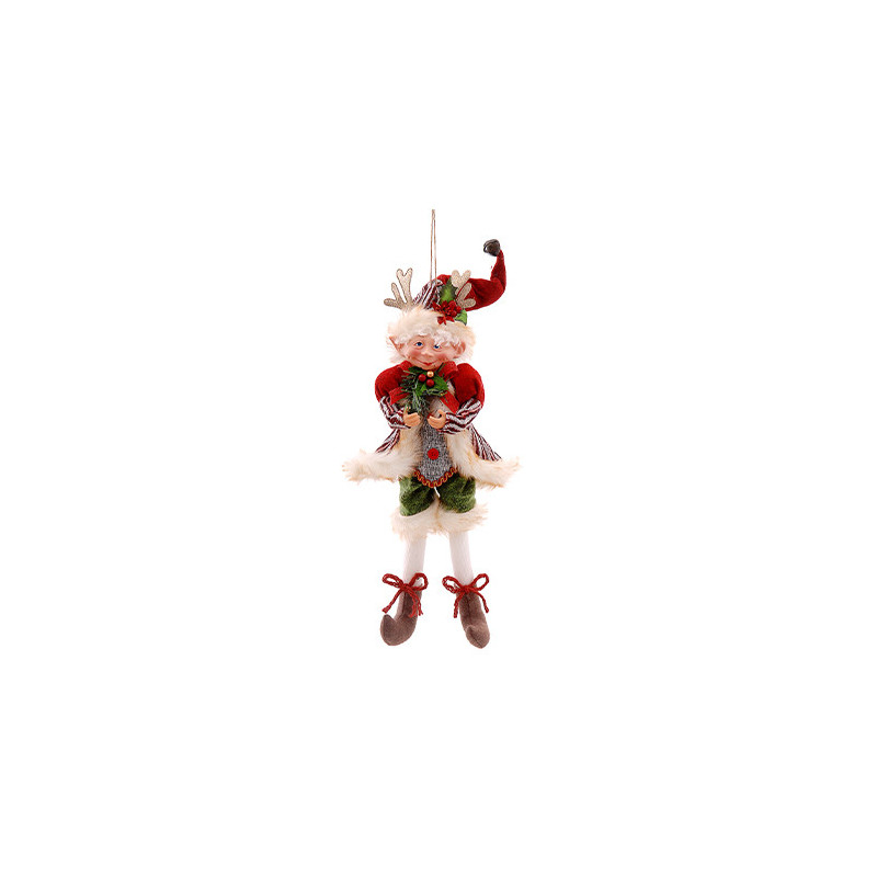 Elf with red clothes 24*51cm