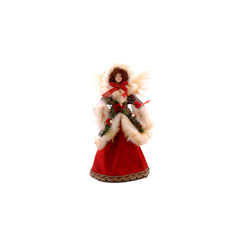 Angel with red dress