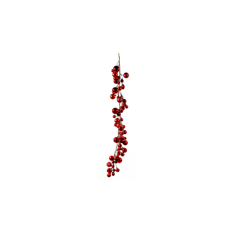 Garland with red balls