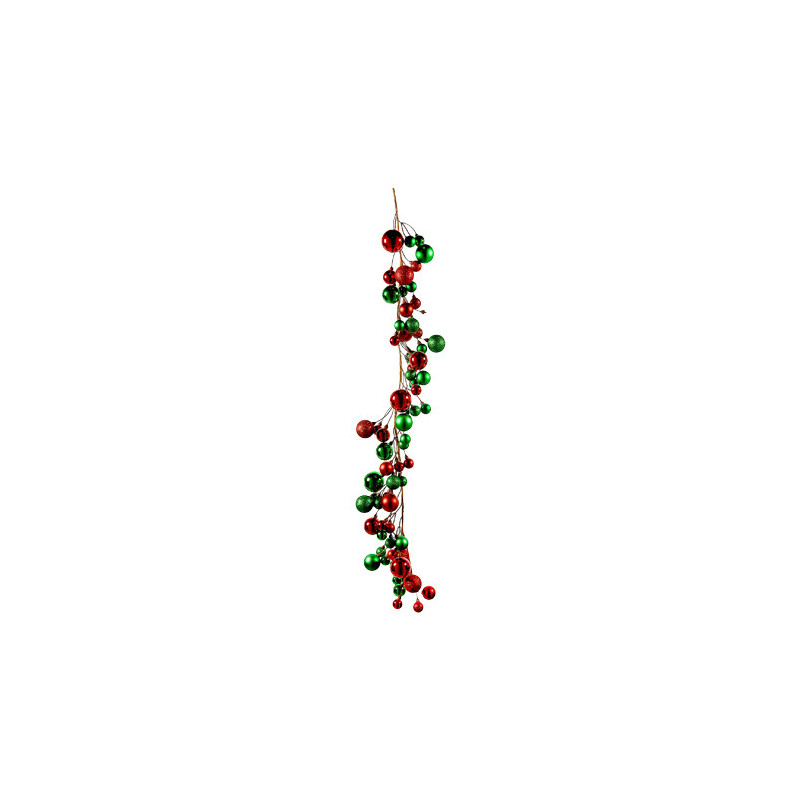 Girland me topa te kuq/jeshil 125 cm