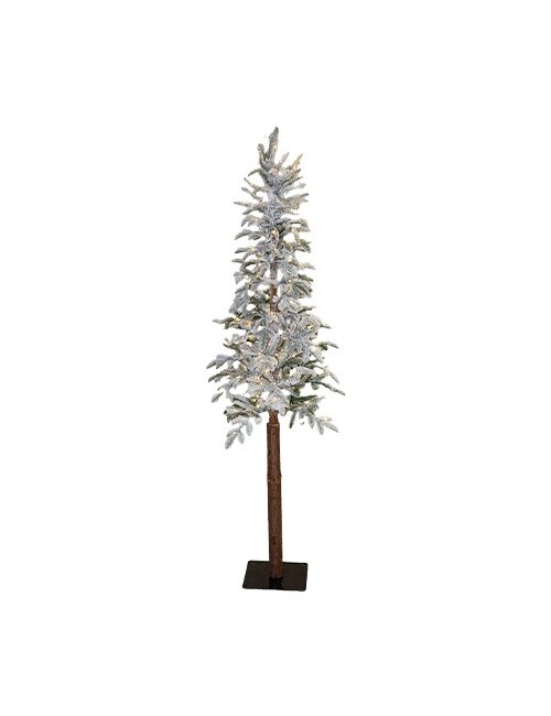 TREE WITH SNOW AND LED LIGHTS 150 CM (TT348)
