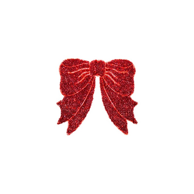 Red ribbon with Led lights 190 x 180 cm