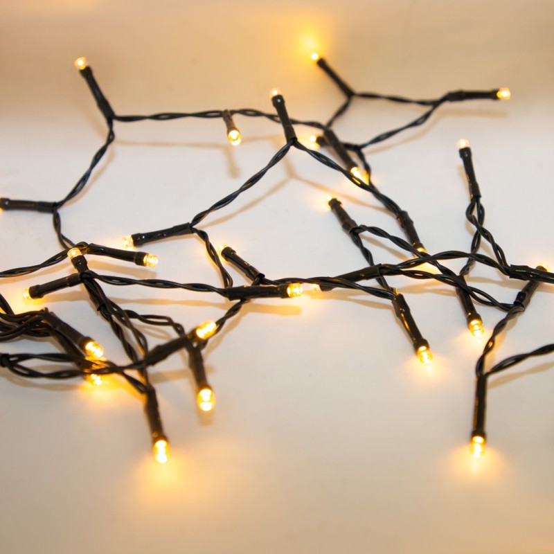 WARM WHITE LIGHT WITH GREEN CABLE 50L 2.5M