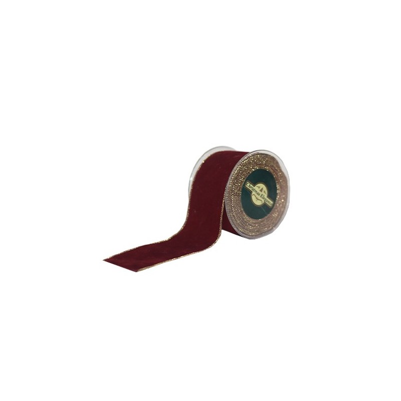 Kordele vishnjë velvet 7cm x 9mm
