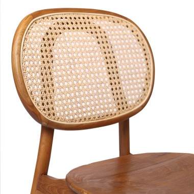 Ventura Chair – Teak & Rattan | Sezon Dekor