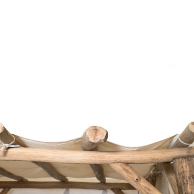 IBIZA Gazebo – Teak with Curtains & Cushion | Sezon Dekor