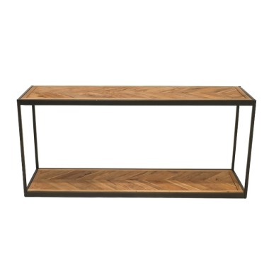 BRAGA Wooden Console – Metal Frame | Sezon Dekor