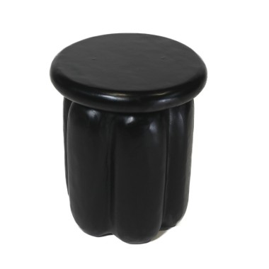 FIRENZE Stool – Black Suar Wood | Sezon Dekor