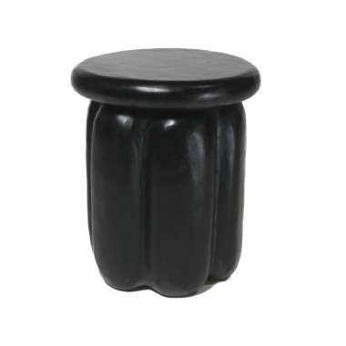 FIRENZE Stool – Black Suar Wood | Sezon Dekor