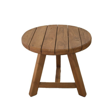LOGAN SIDE TABLE - Teak Wood | Sezon Dekor