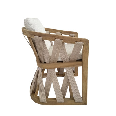 Karrige Ngrenie Spark - Dru Teak & Poliester | Sezon Dekor