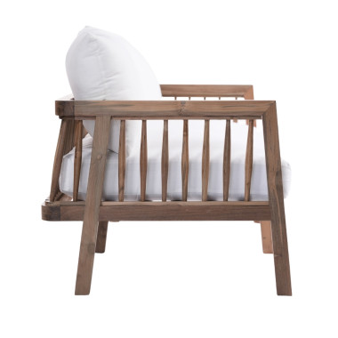 QUINSY Wooden Set – 3-Seater Sofa & Armchairs | Sezon Dekor