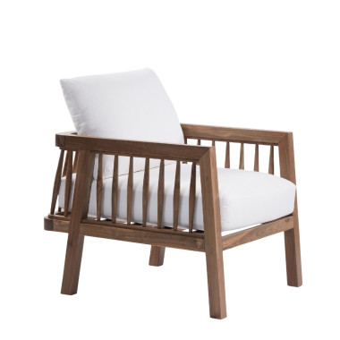 QUINSY Wooden Set – 3-Seater Sofa & Armchairs | Sezon Dekor