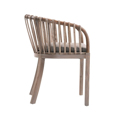 Karrige CONDRUS – Teak & Ratan | Sezon Dekor