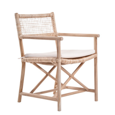 Studio Chair Avia – Rattan Frame | Sezon Dekor