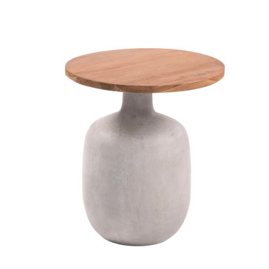 Side Table Masuta - Wood & Concrete | Sezon Dekor