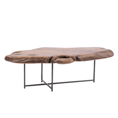 CAMBRIA Table –  Wood Top &  Metal Base | Sezon Dekor