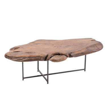 CAMBRIA Table –  Wood Top &  Metal Base | Sezon Dekor