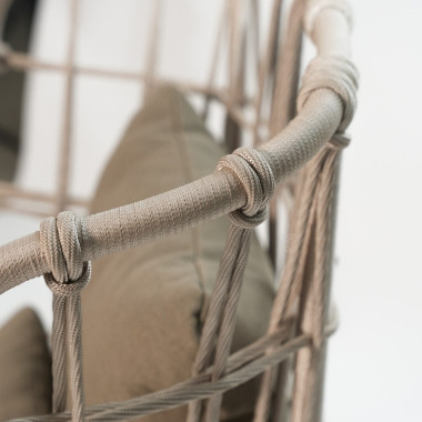 Miami Lounge Chair –  Rope & Stainless Steel | Sezon Dekor