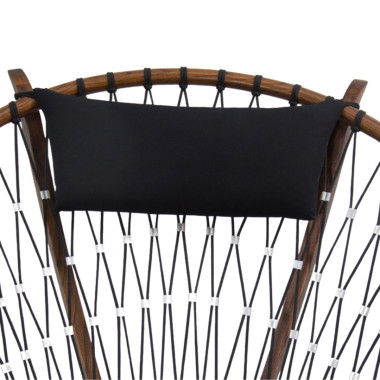 Lazy Lounge Chair – Boho-Style Wooden Frame Chair | Sezon Dekor