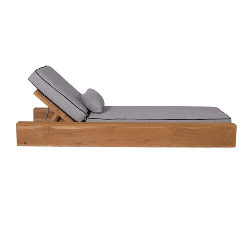 SOLEIL TEAK SUN LOUNGER