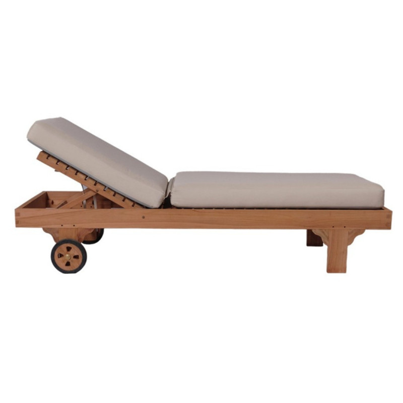SHEZLONG DRU TEAK SAVOY