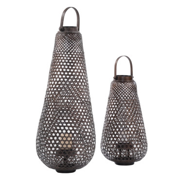 NIRAH Lampshade/Chandelier –  Rattan & Bamboo | Sezon Dekor