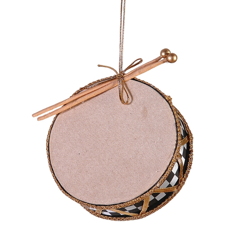 GOLD DRUM ORNAMENT