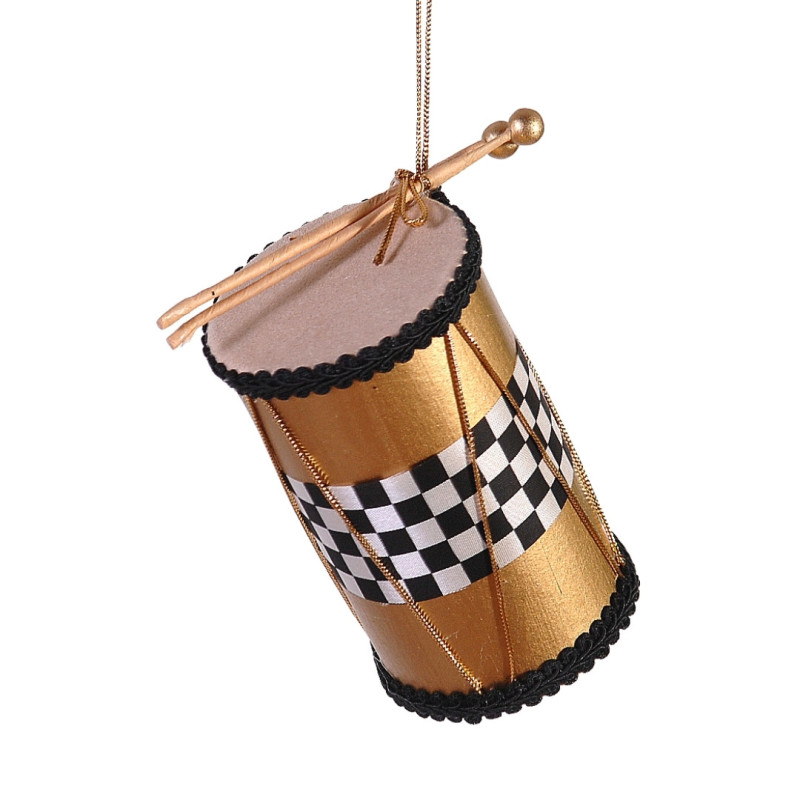 GOLD DRUM ORNAMENT