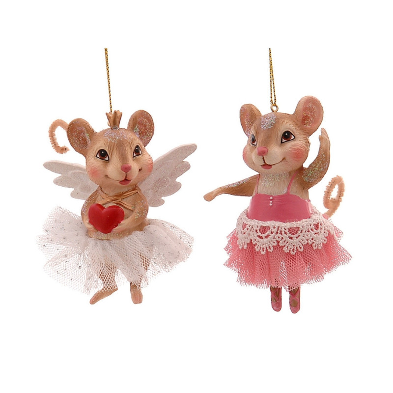 BALLERINA MOUSE ORNAMENT