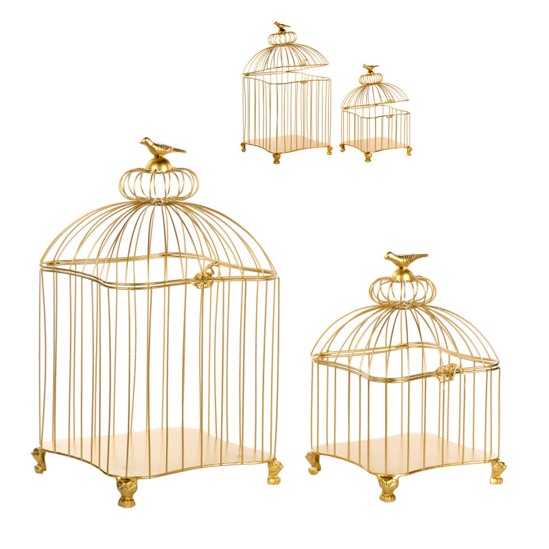 AVIARY BIRDCAGE SET