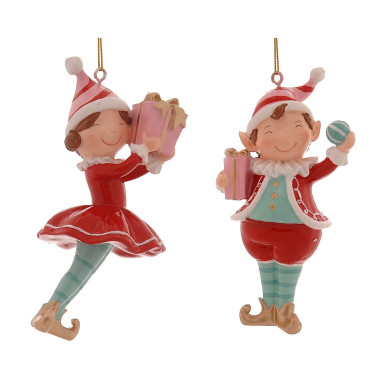 FESTIVE DUO ORNAMENT
