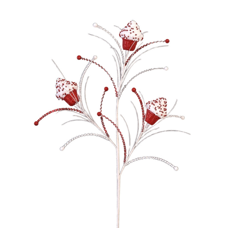 BRACH GLITTER RED &WHITE