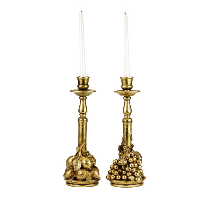 GRAPE/LEMON CANDLE HOLDER
